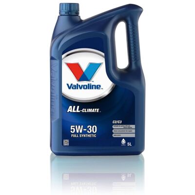 Huile moteur synthétique Valvoline All-Climate C2/C3 5W-30 - Huile moteur - Publicité Huile moteur synthétique Valvoline All-Climate C2/C3 5W-30 - Huile moteur - Publicité