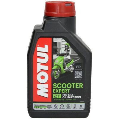 Huile moteur MOTUL 105880 2T Scooter 2T EXP 1L - Publicité Huile moteur MOTUL 105880 2T Scooter 2T EXP 1L - Publicité