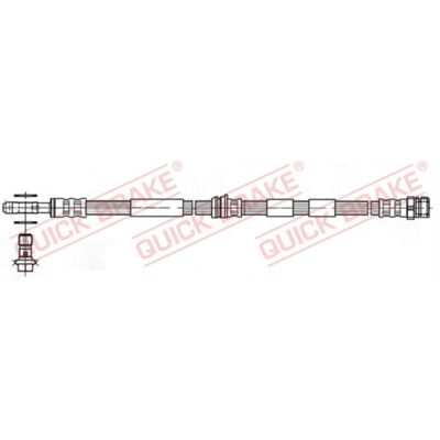 QUICK BRAKE - 59.975X Tuyau de frein - Gauche/Droite - Publicité QUICK BRAKE - 59.975X Tuyau de frein - Gauche/Droite - Publicité