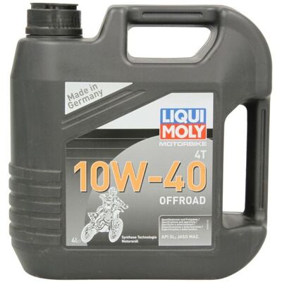 Liqui Moly Motorbike 4T Offroad 10W-40 4L - Huile moteur - Publicité Liqui Moly Motorbike 4T Offroad 10W-40 4L - Huile moteur - Publicité