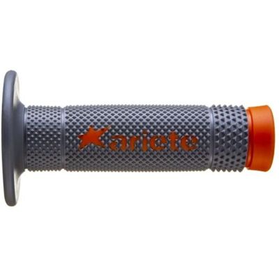 Poignées de guidon Ariete - Motif pyramidal durable - Orange/Gris - Publicité Poignées de guidon Ariete - Motif pyramidal durable - Orange/Gris - Publicité