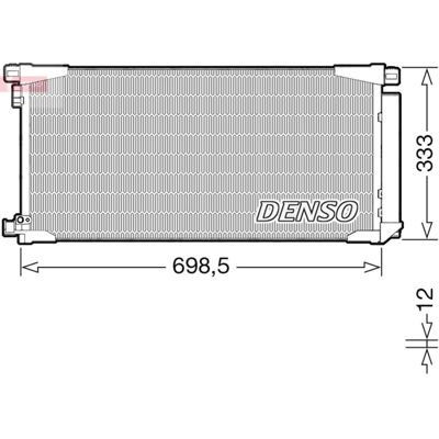 DENSO DCN50115 - Condensateur avec déshydrateur - Climatisation - Publicité DENSO DCN50115 - Condensateur avec déshydrateur - Climatisation - Publicité