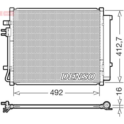 DENSO DCN43015 - Condenseur de climatisation Hyundai, Kia - Publicité DENSO DCN43015 - Condenseur de climatisation Hyundai, Kia - Publicité