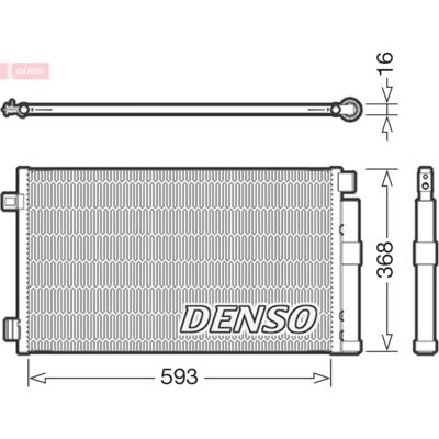 Condenseur, climatisation DENSO DCN09147 - Publicité Condenseur, climatisation DENSO DCN09147 - Publicité