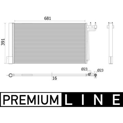 MAHLE AC 941 000P Condenseur - Climatisation - Publicité MAHLE AC 941 000P Condenseur - Climatisation - Publicité