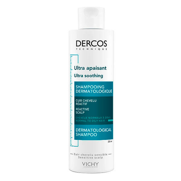 VICHY Dercos Technique Ultra Soothing Shampoo pour cheveux normaux à gras 200 ml
