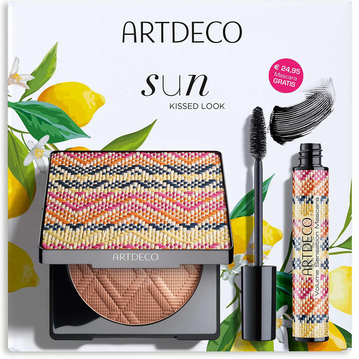 ARTDECO Sun Kissed Look All Seasons Bronzing Powder & Volume Sensation Mascara Set - Publicité