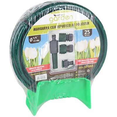 Tuyau d'Arrosage Little Garden 25 M Renforcé avec Accessoires - Tuyau d'Arrosage - Publicité Tuyau d'Arrosage Little Garden 25 M Renforcé avec Accessoires - Tuyau d'Arrosage - Publicité