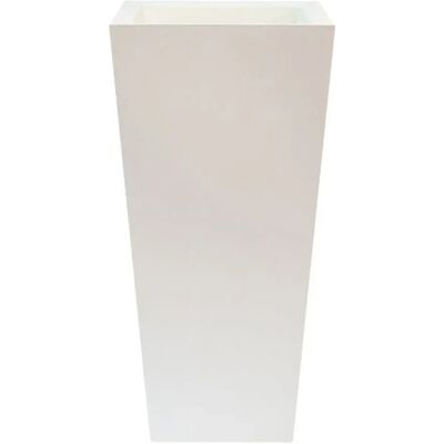 Wellhome Pot De Fleur Civic 40x80 Cm White One Size - Publicité Wellhome Pot De Fleur Civic 40x80 Cm White One Size - Publicité