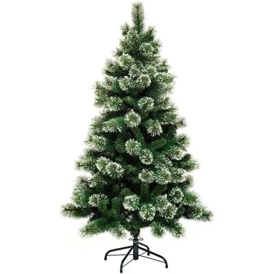 Feeric Lights & Christmas - Sapin de Noël Blanc/Vert 150cm - Publicité Feeric Lights & Christmas - Sapin de Noël Blanc/Vert 150cm - Publicité