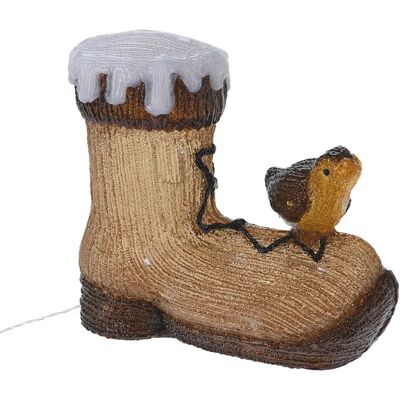Wellhome Décoration De Noël Avec Oiseaux Et 30 Lumières Led 31x13x28 Cm Multicolor One Size - Publicité Wellhome Décoration De Noël Avec Oiseaux Et 30 Lumières Led 31x13x28 Cm Multicolor One Size - Publicité