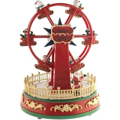 Wellhome Grande Roue De Noël Du Père Noël Avec Mouvement Multicolor One Size - Publicité Wellhome Grande Roue De Noël Du Père Noël Avec Mouvement Multicolor One Size - Publicité