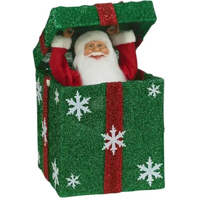 Wellhome Boîte Cadeau Avec Musique Et Lumières Led 25x25x50 Cm Green / Red One Size - Publicité Wellhome Boîte Cadeau Avec Musique Et Lumières Led 25x25x50 Cm Green / Red One Size - Publicité