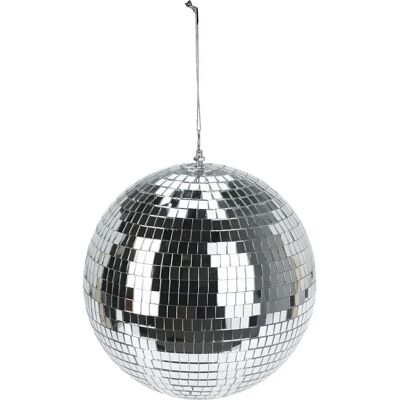 Wellhome Boule à Facettes En Verre Et Mousse De Polyéthylène 25x25 Cm Silver One Size - Publicité Wellhome Boule à Facettes En Verre Et Mousse De Polyéthylène 25x25 Cm Silver One Size - Publicité