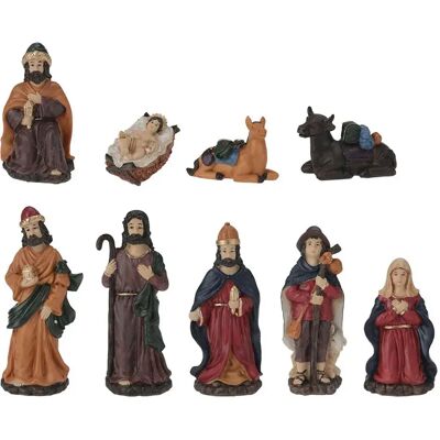 Wellhome Set De Figurines De Crèche De Différentes Tailles 9 Pièces Multicolor One Size - Publicité Wellhome Set De Figurines De Crèche De Différentes Tailles 9 Pièces Multicolor One Size - Publicité