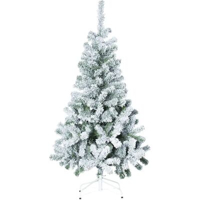 Wellhome Sapin De Noël Enneigé 150 Cm White One Size - Publicité Wellhome Sapin De Noël Enneigé 150 Cm White One Size - Publicité