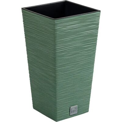 Prosperplast Pot De Fleur 37l Furu Collection 39.5x39.5x75.5 Cm Earth Green One Size - Publicité Prosperplast Pot De Fleur 37l Furu Collection 39.5x39.5x75.5 Cm Earth Green One Size - Publicité