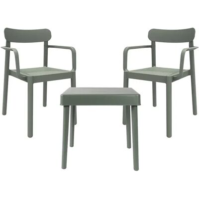Garbar Salon De Jardin Alba-elba Greenish Grey One Size - Publicité Garbar Salon De Jardin Alba-elba Greenish Grey One Size - Publicité