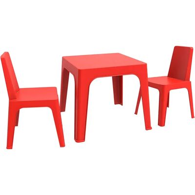 Garbar Salon De Jardin Julieta Red One Size - Publicité Garbar Salon De Jardin Julieta Red One Size - Publicité