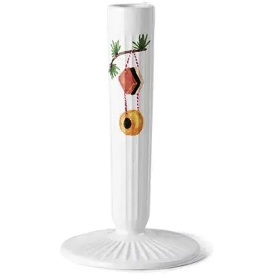 Kähler Hammershøi Bougeoir de Noël - 16cm Blanc Décoration de Noël - Publicité Kähler Hammershøi Bougeoir de Noël - 16cm Blanc Décoration de Noël - Publicité