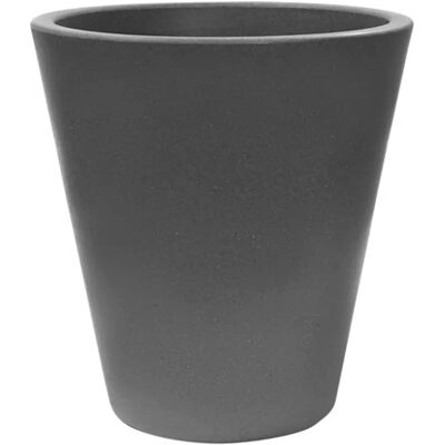 Wellhome Pot De Fleurs Rond 40x40cm Taupe 40 x 40 cm - Publicité Wellhome Pot De Fleurs Rond 40x40cm Taupe 40 x 40 cm - Publicité