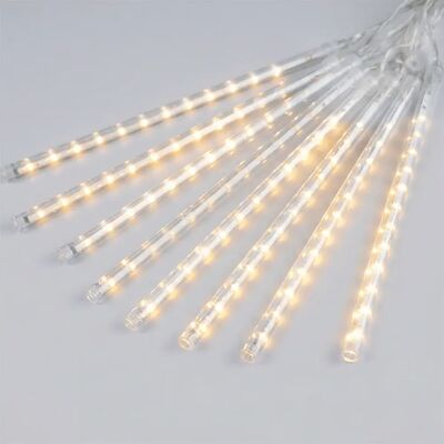 Aigostar Guirlande Led Meteor Shower 0.3m 10m Warm White Solar Transparent 30 cm - Publicité Aigostar Guirlande Led Meteor Shower 0.3m 10m Warm White Solar Transparent 30 cm - Publicité