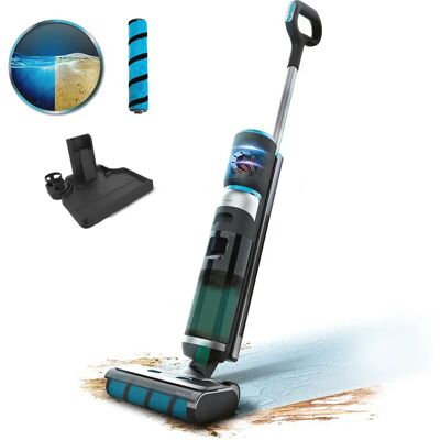 Cecotec Balai Vapeur Freego Wash&vacuum Black / Blue One Size - Publicité Cecotec Balai Vapeur Freego Wash&vacuum Black / Blue One Size - Publicité