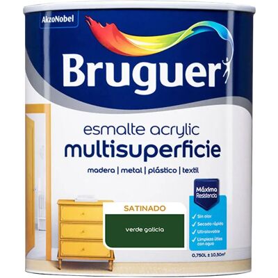 Bruguer émail Acrylique Satiné 0.750l 5057506 Green Galicia One Size - Publicité Bruguer émail Acrylique Satiné 0.750l 5057506 Green Galicia One Size - Publicité