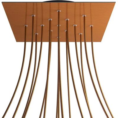 Creative Cables Krovnq4015f108 Xxl Rose-one Square Satin Cuivre Rose Kit Multicolor 400 mm - Publicité Creative Cables Krovnq4015f108 Xxl Rose-one Square Satin Cuivre Rose Kit Multicolor 400 mm - Publicité