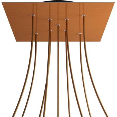 Creative Cables Krovnq409xf108 Xxl Rose-one Square Satin-kit Rose En Cuivre Multicolor 400 mm - Publicité Creative Cables Krovnq409xf108 Xxl Rose-one Square Satin-kit Rose En Cuivre Multicolor 400 mm - Publicité