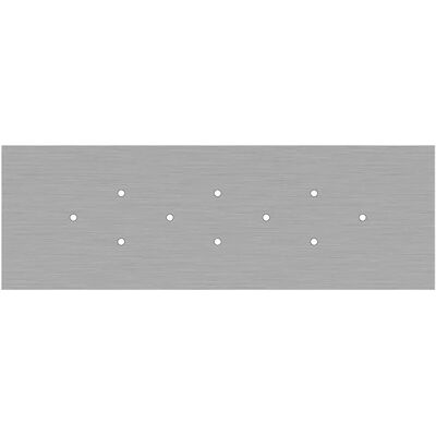 Creative Cables Panneau Dibond Satiné Rectangulaire Du Système Rose-one Cvfre10f109 Acier Grey 675 x 225 mm - Publicité Creative Cables Panneau Dibond Satiné Rectangulaire Du Système Rose-one Cvfre10f109 Acier Grey 675 x 225 mm - Publicité
