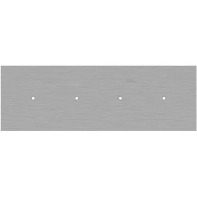 Creative Cables Panneau Dibond Satiné Rectangulaire Du Système Rose-one Cvfre4f109 Acier Grey 675 x 225 mm - Publicité Creative Cables Panneau Dibond Satiné Rectangulaire Du Système Rose-one Cvfre4f109 Acier Grey 675 x 225 mm - Publicité