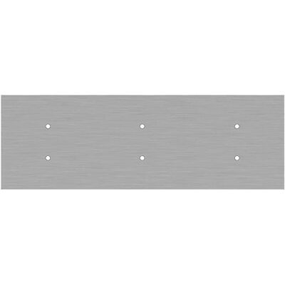 Creative Cables Panneau Dibond Satiné Rectangulaire Du Système Rose-one Cvfre6f109 Acier Grey 675 x 225 mm - Publicité Creative Cables Panneau Dibond Satiné Rectangulaire Du Système Rose-one Cvfre6f109 Acier Grey 675 x 225 mm - Publicité