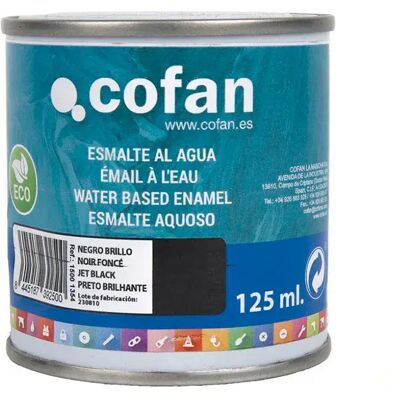Cofan émail Acrylique Brillant 125ml Gloss Black One Size - Publicité Cofan émail Acrylique Brillant 125ml Gloss Black One Size - Publicité