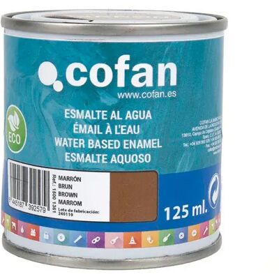 Cofan émail Acrylique Brillant 125ml Gloss Brown One Size - Publicité Cofan émail Acrylique Brillant 125ml Gloss Brown One Size - Publicité
