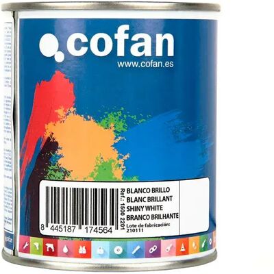 Cofan Émail Synthétique Brillant 375ml Gloss White One Size - Publicité Cofan Émail Synthétique Brillant 375ml Gloss White One Size - Publicité