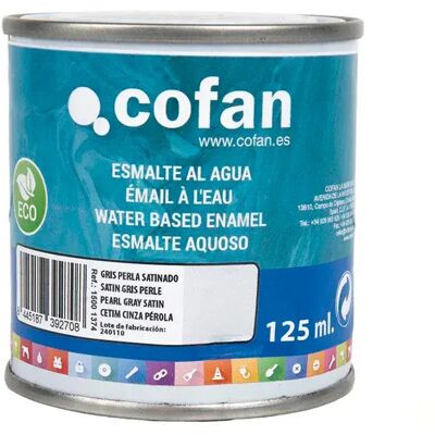 Cofan émail Acrylique Satiné 125ml Satin Pearl Grey One Size - Publicité Cofan émail Acrylique Satiné 125ml Satin Pearl Grey One Size - Publicité