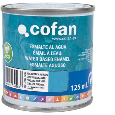 Cofan émail Acrylique Satiné 125ml Satin Turquoise Blue One Size - Publicité Cofan émail Acrylique Satiné 125ml Satin Turquoise Blue One Size - Publicité