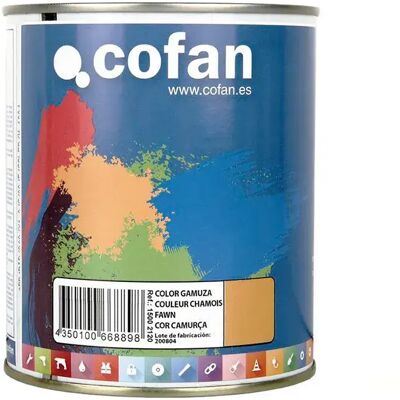Cofan 750 Ml Vernis Synthétique Gamuza - Vernis Synthétique - Publicité Cofan 750 Ml Vernis Synthétique Gamuza - Vernis Synthétique - Publicité