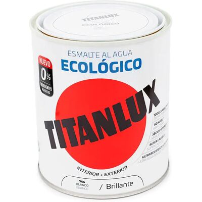Titan Émail à L´eau écologique Brillant 750 Ml White One Size - Publicité Titan Émail à L´eau écologique Brillant 750 Ml White One Size - Publicité