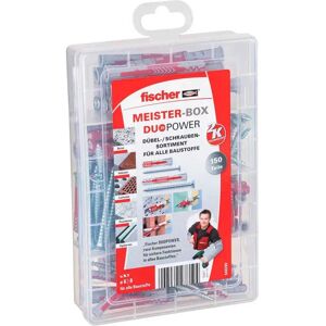 Fischer Group Boîte De Vis Et Chevilles Meister Duopower 150 Pièces Grey / Silver / Red One Size - Publicité Fischer Group Boîte De Vis Et Chevilles Meister Duopower 150 Pièces Grey / Silver / Red One Size - Publicité