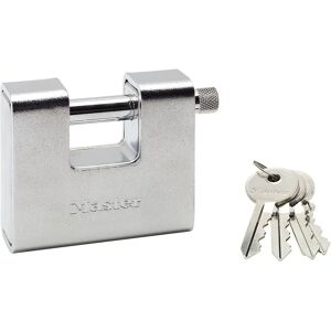 Master Lock Cadenas Blindé De Niveau 7 De 680 Eur 80 Mm Silver One Size - Publicité Master Lock Cadenas Blindé De Niveau 7 De 680 Eur 80 Mm Silver One Size - Publicité