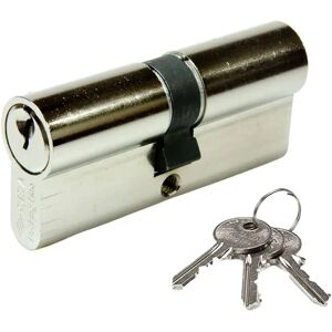 Cisa Cylindre en Nickel - 45x45mm - Publicité Cisa Cylindre en Nickel - 45x45mm - Publicité