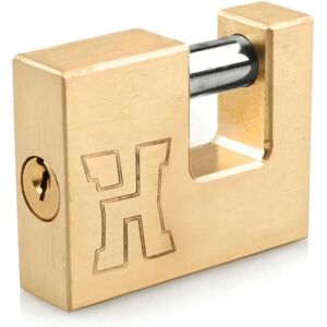 Cadenas en laiton HANDLOCK - U en acier - Haute sécurité - Publicité Cadenas en laiton HANDLOCK - U en acier - Haute sécurité - Publicité