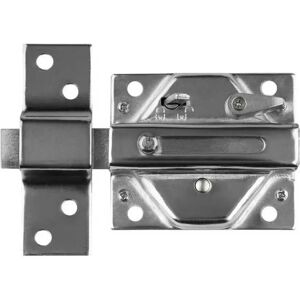 Handlock Boulon à Clé à Points Avec Serrure 85 Mm Chromed One Size - Publicité Handlock Boulon à Clé à Points Avec Serrure 85 Mm Chromed One Size - Publicité