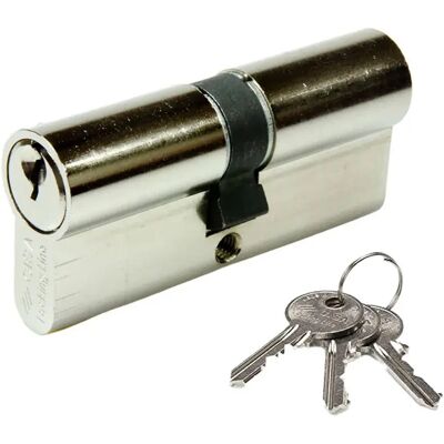 Cisa Cylindre en Nickel - 45x45mm - Publicité Cisa Cylindre en Nickel - 45x45mm - Publicité