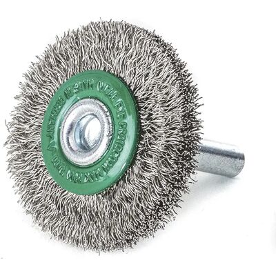 Lessmann Brosse ronde ondulée en acier inoxydable - Brosse ronde - Publicité Lessmann Brosse ronde ondulée en acier inoxydable - Brosse ronde - Publicité