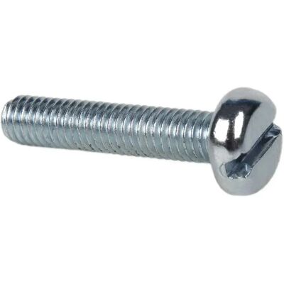 Cofan Vis à Métaux à Tête Bombée Fendue Din 85 C-6 M6x40 Mm 200 Unités Galvanized One Size - Publicité Cofan Vis à Métaux à Tête Bombée Fendue Din 85 C-6 M6x40 Mm 200 Unités Galvanized One Size - Publicité