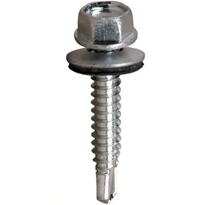 Cofan Vis Autoperceuse Pour Toiture Avec Rondelle Epdm Blister Din-7504k+w 5.5x22 Mm 10 Unités 6 Pièces Zinc Plated One Size - Publicité Cofan Vis Autoperceuse Pour Toiture Avec Rondelle Epdm Blister Din-7504k+w 5.5x22 Mm 10 Unités 6 Pièces Zinc Plated One Size - Publicité