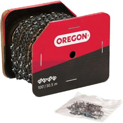 Oregon Chaîne De Tronçonneuse 75lpx100r 3/8´´ 063´´ 1.6 Mm Roll 1640e Silver One Size - Publicité Oregon Chaîne De Tronçonneuse 75lpx100r 3/8´´ 063´´ 1.6 Mm Roll 1640e Silver One Size - Publicité